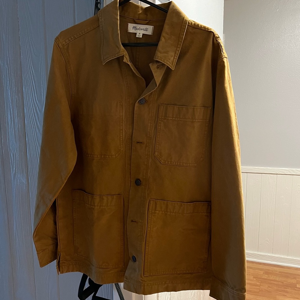 Madewell Brown Lightweight Shirt Jacket
